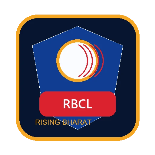 Rising Bharat Cricket League logo