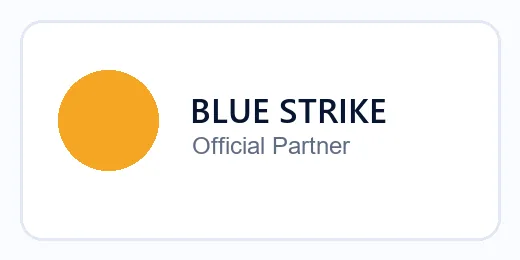 Blue Strike official partner logo